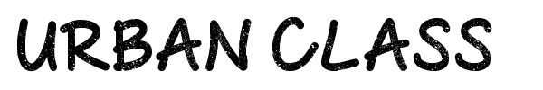 Urban Class font preview